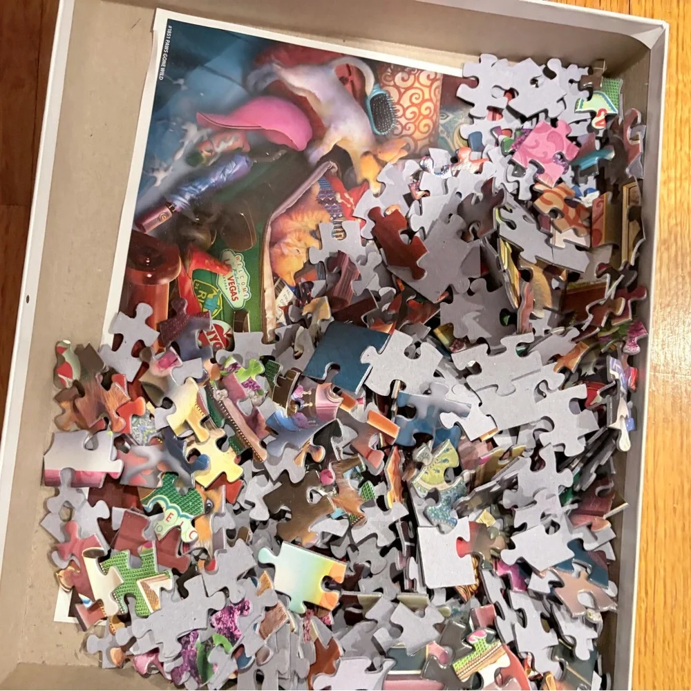White Mountain “Paws Gone Wild” 500 Piece Puzzle by Eduard Cats & Dogs